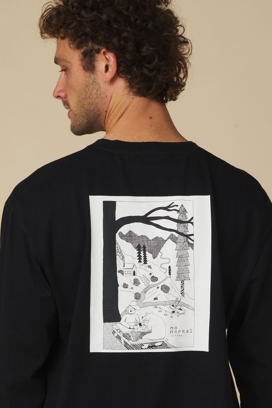 Anerkjendt T-Shirt Akvillads Normal Ls Tee Caviar