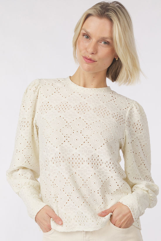 Object T-Shirt Feodora Cloud Dancer