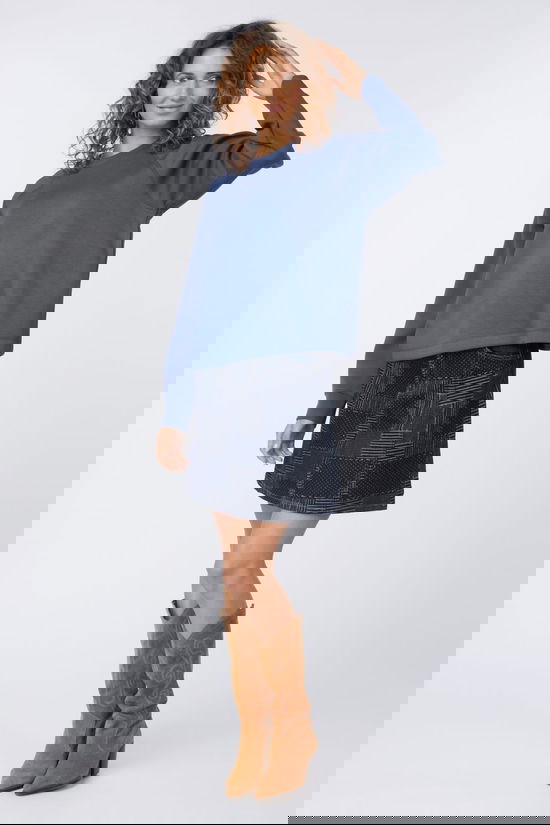 Object Jupe Wara Dark Blue Denim