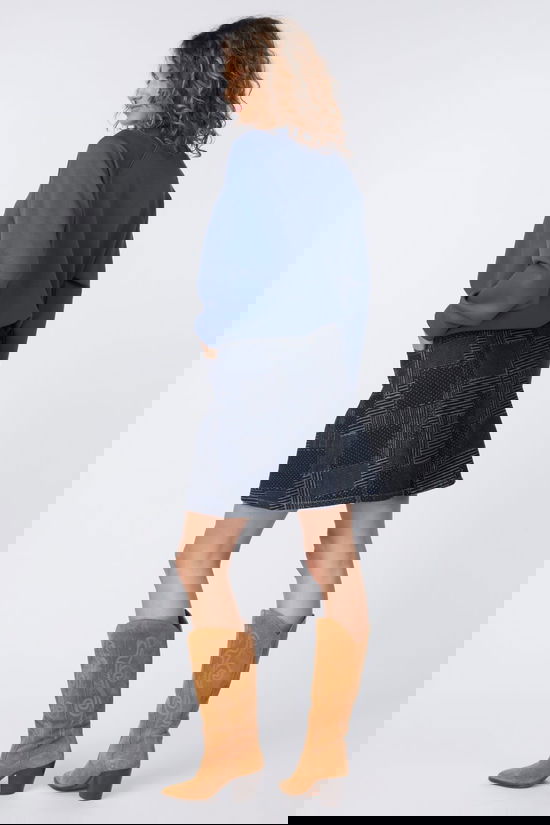 Object Jupe Wara Dark Blue Denim