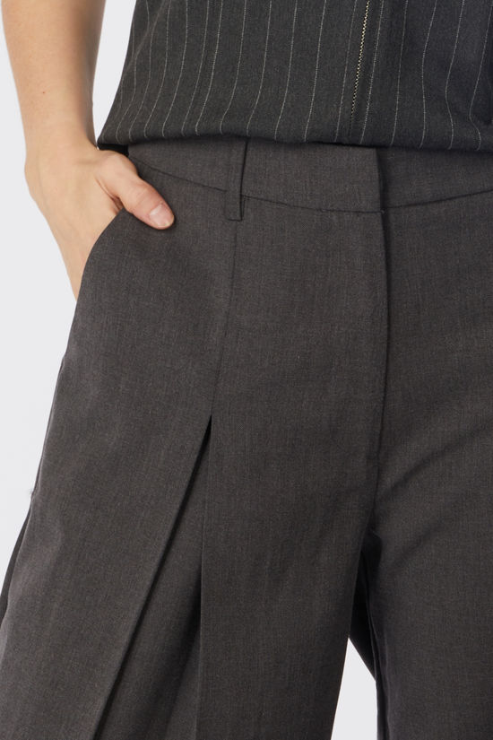 Object Pantalon Mathilda Dark Grey Melange