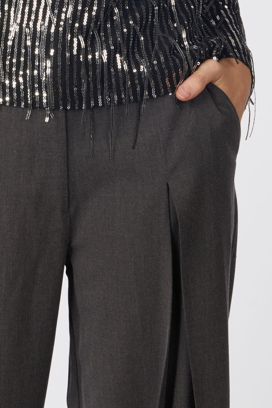 Object Pantalon Mathilda Dark Grey Melange