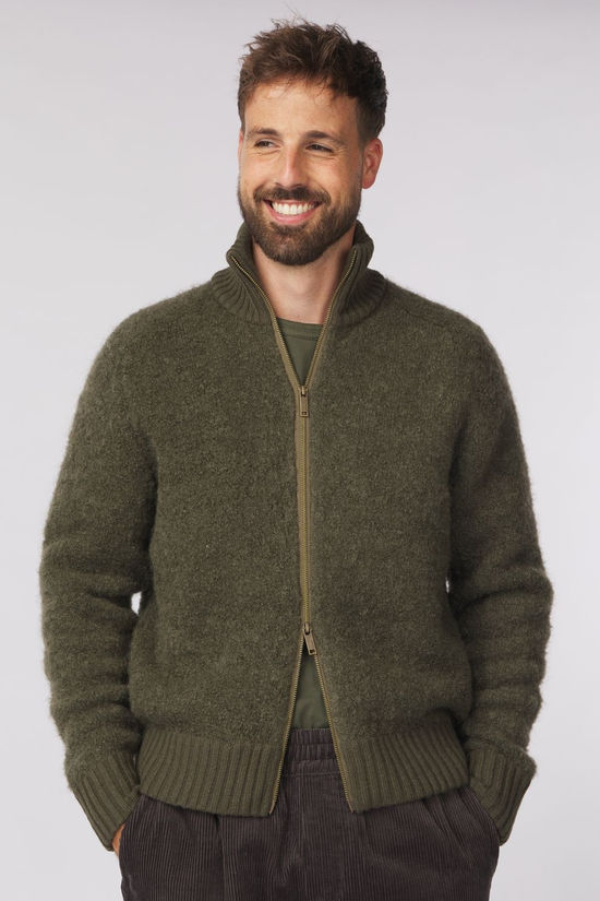 Selected Cardigan Ted Relaxed Full Zip Kalamata