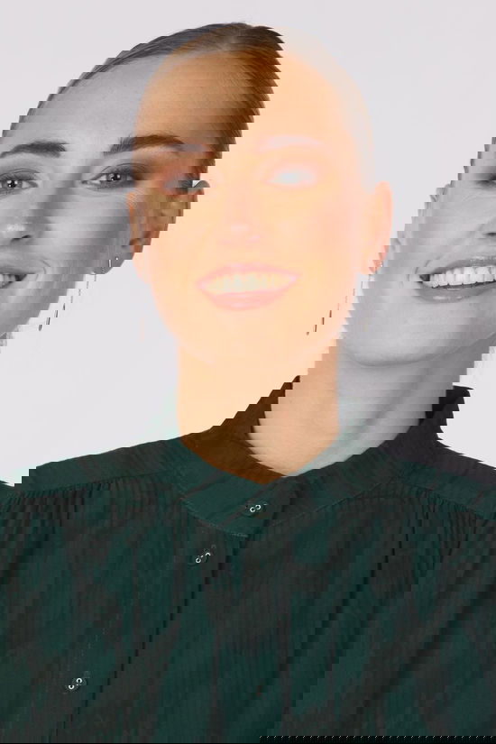 Selected Hemd Sheena Aop High Collar Shirt B Scarab