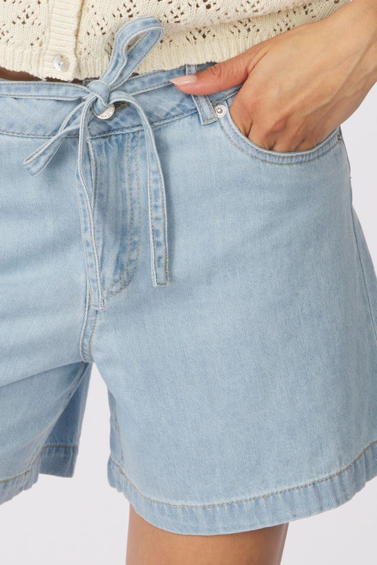 JJXX Short Sura Linen Light Blue Denim