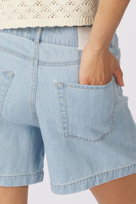 JJXX Short Sura Linen Light Blue Denim