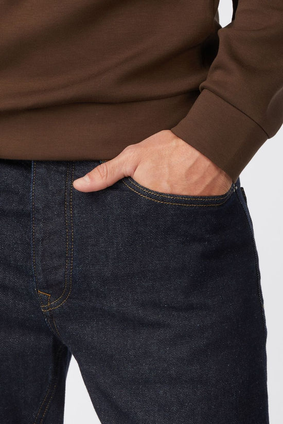 Selected Jeansh196-Straight Ben Kori Dark Blue Denim