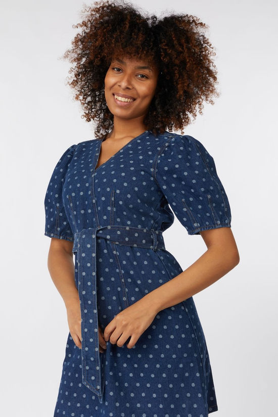 Yas Jurk Prikka Bleu Denim