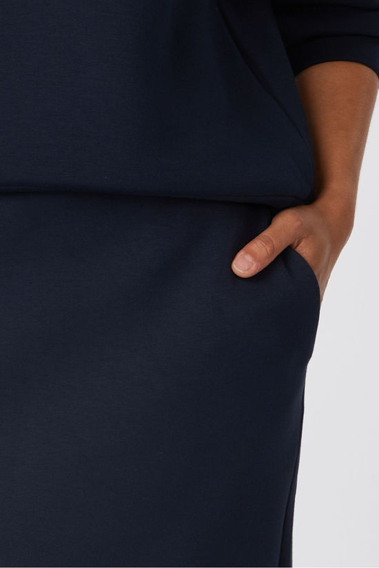 Selected Jupe Jamila Hw Midi Skirt Dark Sapphire