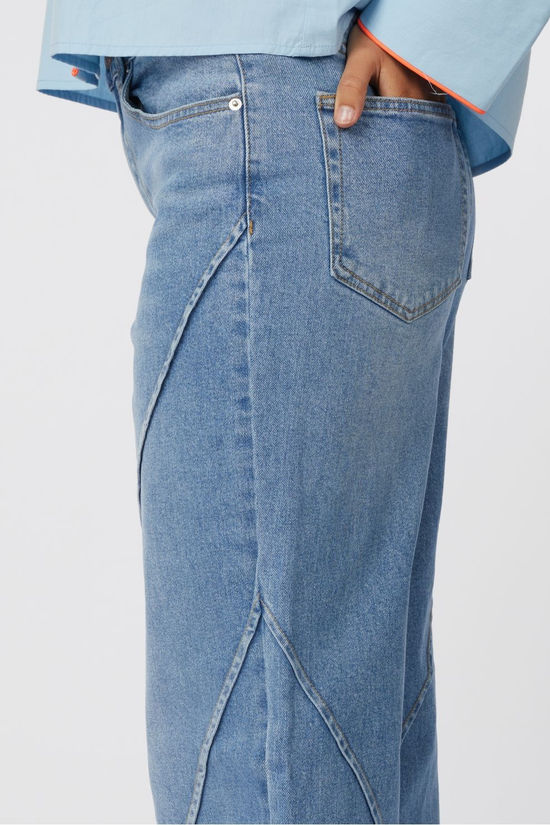 YAS Jeans Ceca Medium Blue Denim