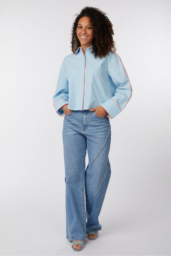YAS Jeans Ceca Medium Blue Denim