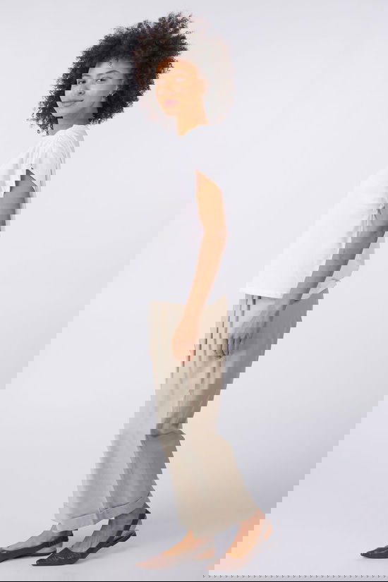 Selected T-Shirt Mila Bright White