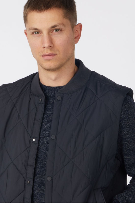 Casual Friday Gilet Arnell 0237 Quilted Gillet Dark Navy