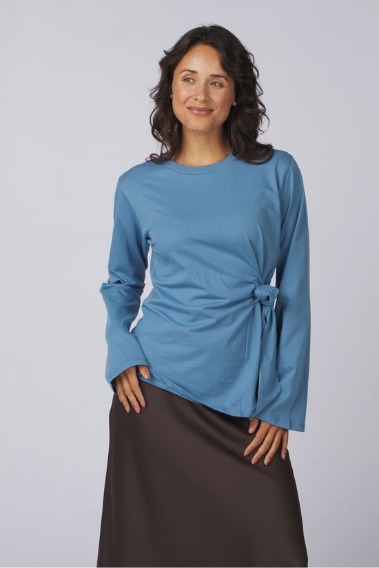 Object T-Shirt Gima Kaija Tie Blue Shadow