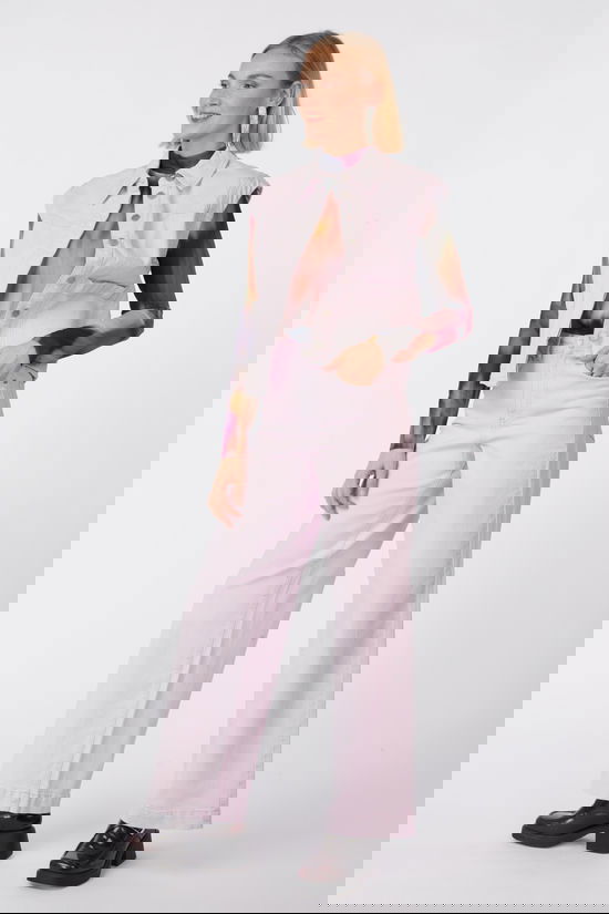 Yas T- Mindy High Neck Mesh Black