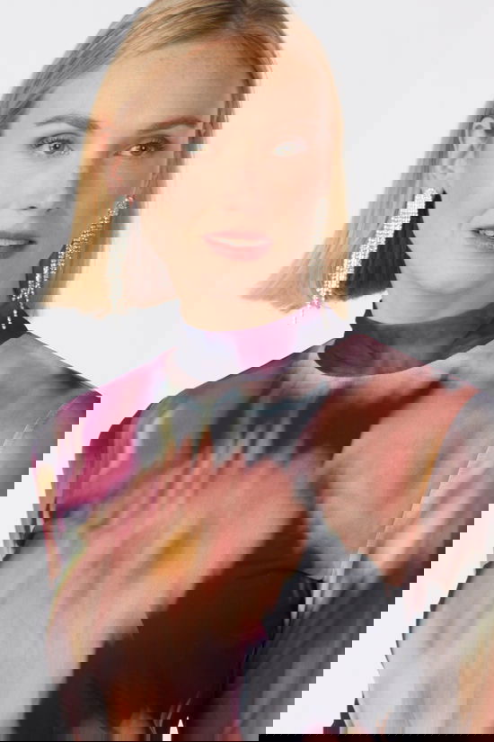 Yas T- Mindy High Neck Mesh Black