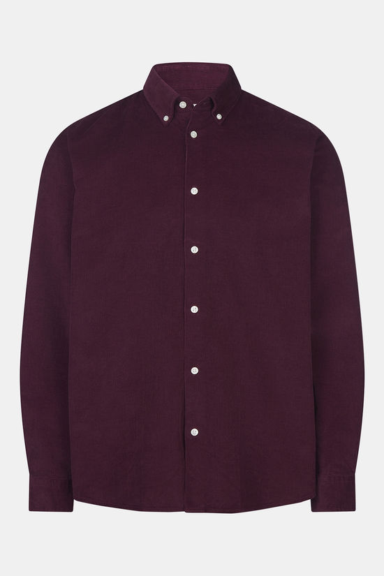 Selected Chemise Regdanni Cord Bd Winetasting