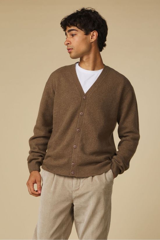 Casual Friday Polaire Cfkarl Lambswool Lr-64417 Chocolate Chip Mél