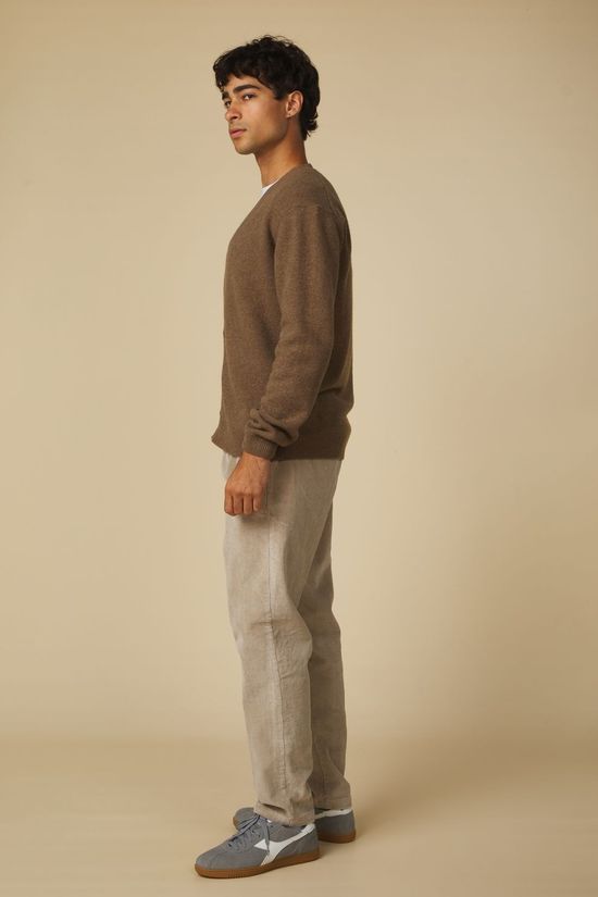 Casual Friday Polaire Cfkarl Lambswool Lr-64417 Chocolate Chip Mél