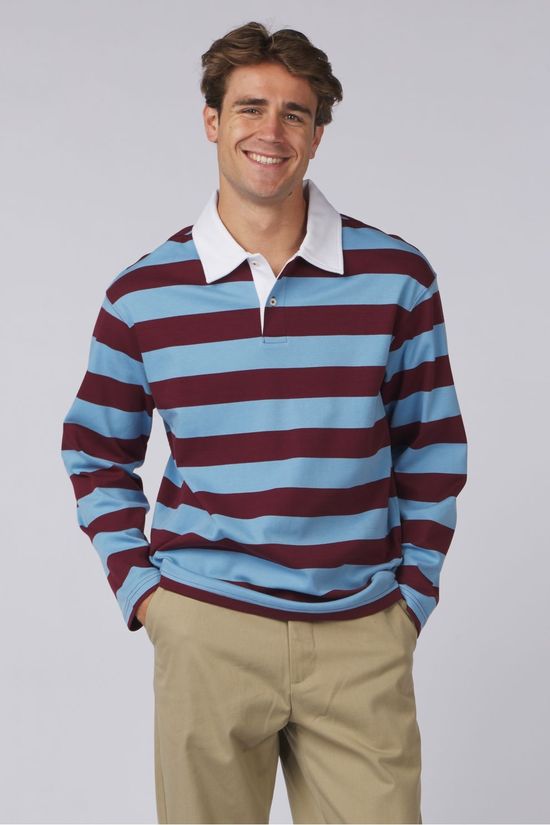 Selected Trui Relaxcasper Stripe Tawny Port