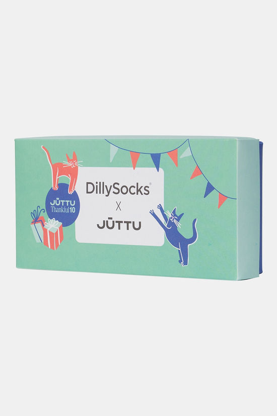 DillySocks Sokken Gift Box 10Y Juttu Combo Cat