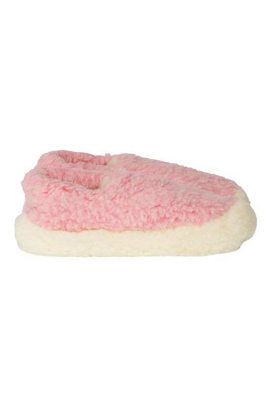 RUE DE WOOL Pantoffels Nordic Flamingo Pink/Natural