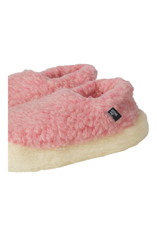 RUE DE WOOL Pantoffels Nordic Flamingo Pink/Natural