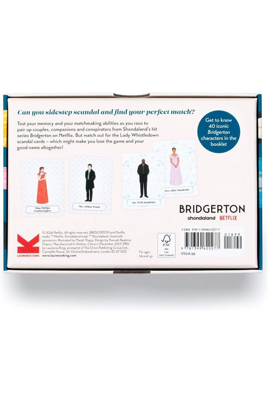 Laurence King Matchmaking : Bridgerton memory game 2024