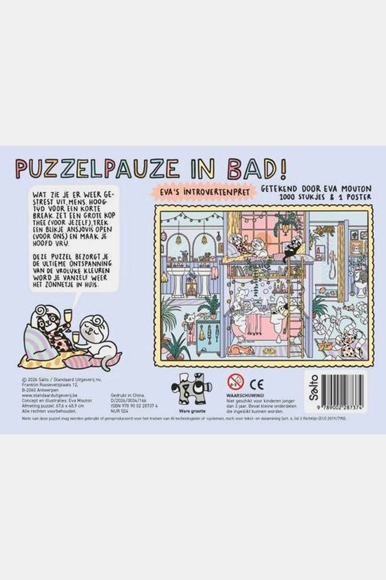 LIFESTYLE Livre Eva'S Introvertenpret- Puzzelpauze In Bad 1000 Stuks 2026