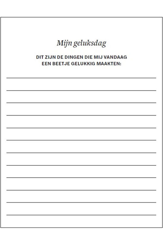 Lannoo Boek Een Jaar Vol Geluk Scheurkalender 2026 2026