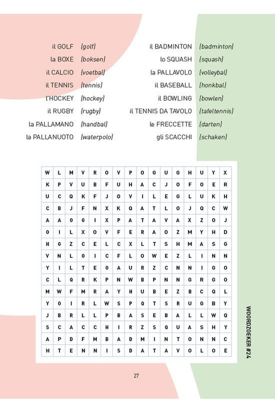 BBNC Uitgevers Boek Pocket Woordzoeker Italiaans 2025
