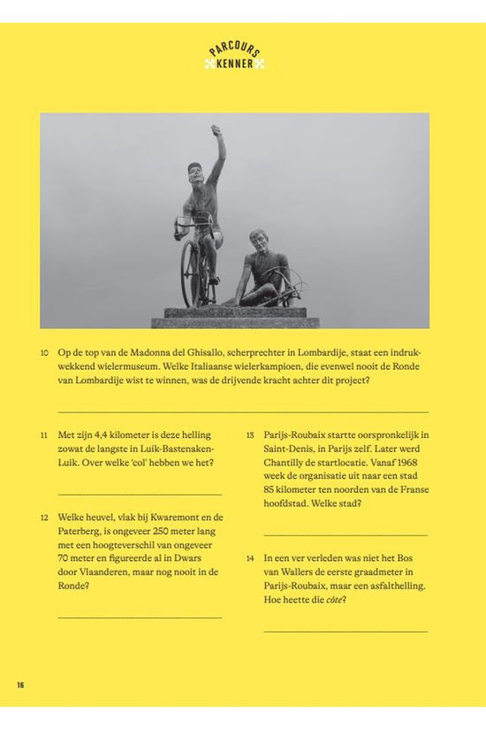 Lannoo Livre Wielerquizboek 2024