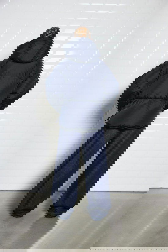 With Black Veste Kylie Real Down Midnight Blue