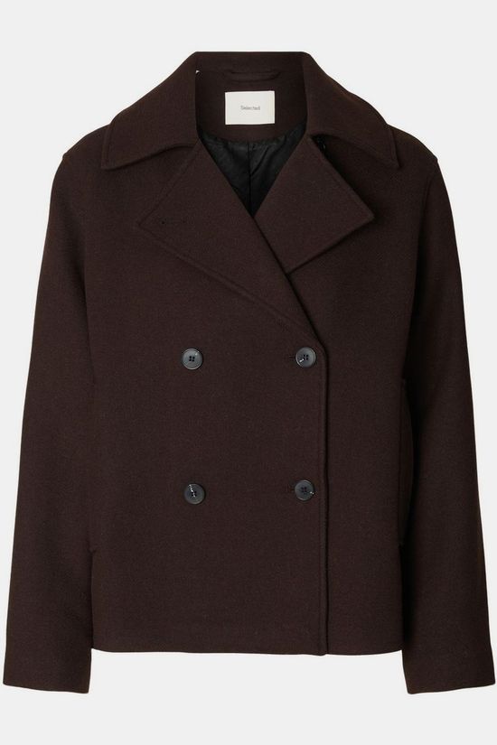 Selected Mantel Slwzia-Alma Wool Blend Jacket Delicioso