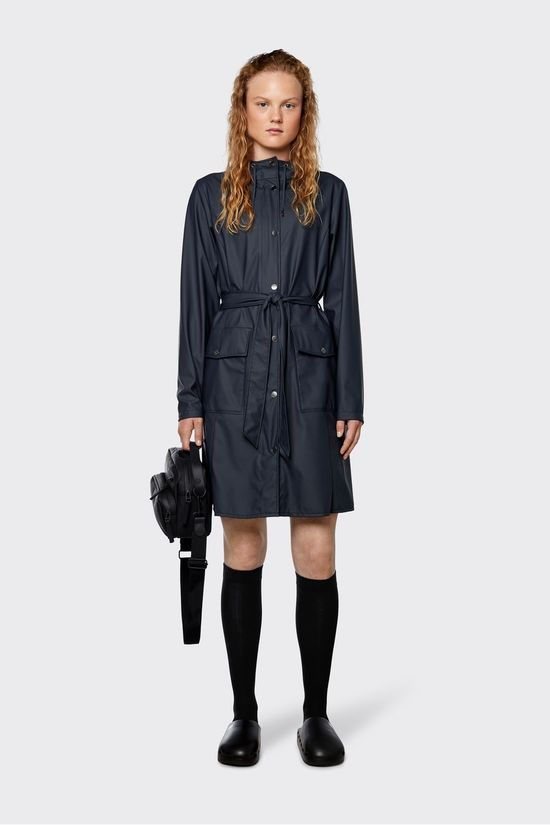 Rains Regenjas Curve Navy Blue
