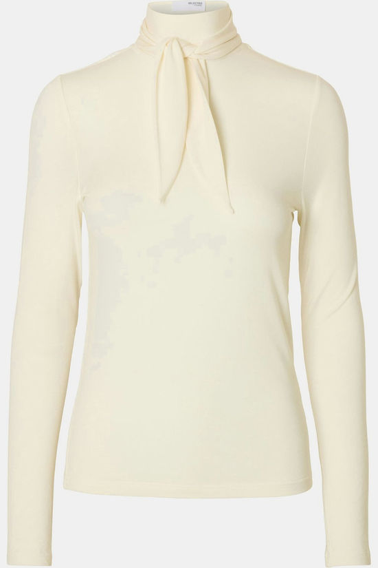 Selected Sous-Pull Lina Lano High Neck Egret