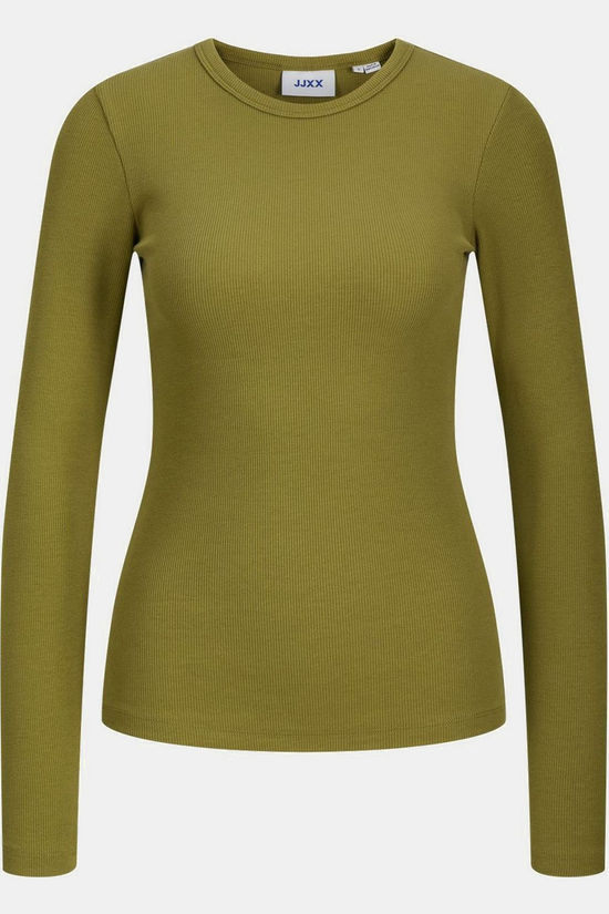 JJXX T-Shirt Freya Rib Green Moss