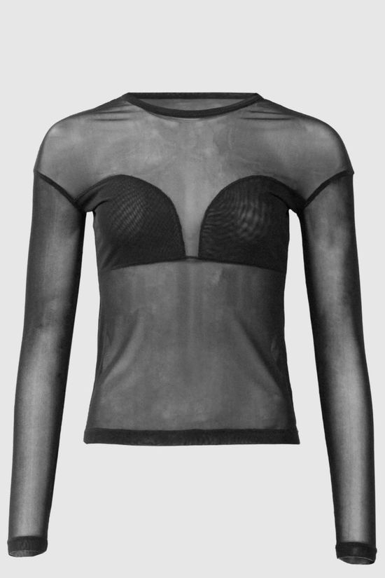 With Black T-Shirt Asta Mesh Black