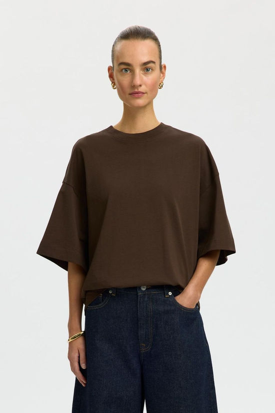 Selected T-Shirt Colwoman Oversized Delicioso