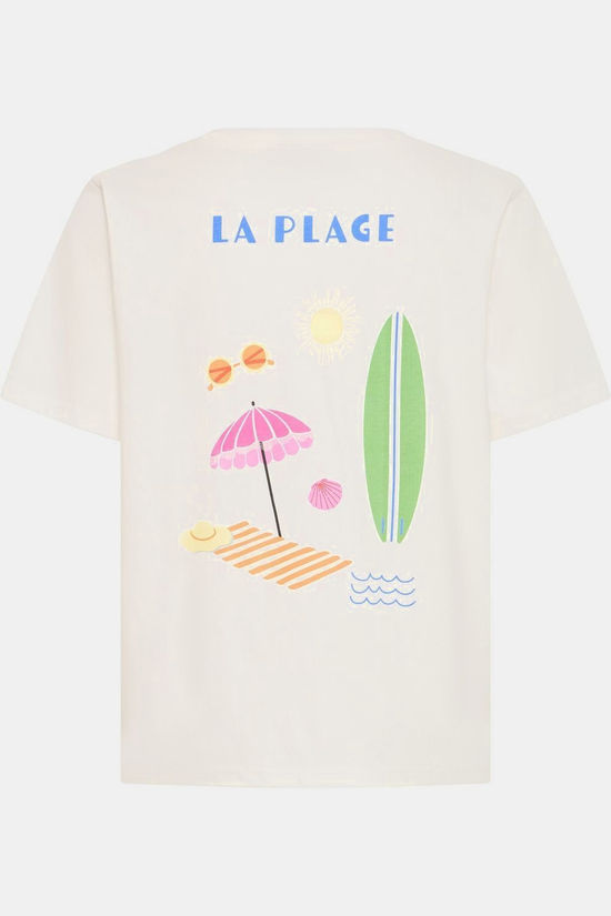 Ichi T-Shirt Balmers Cloud Dancer / Multi