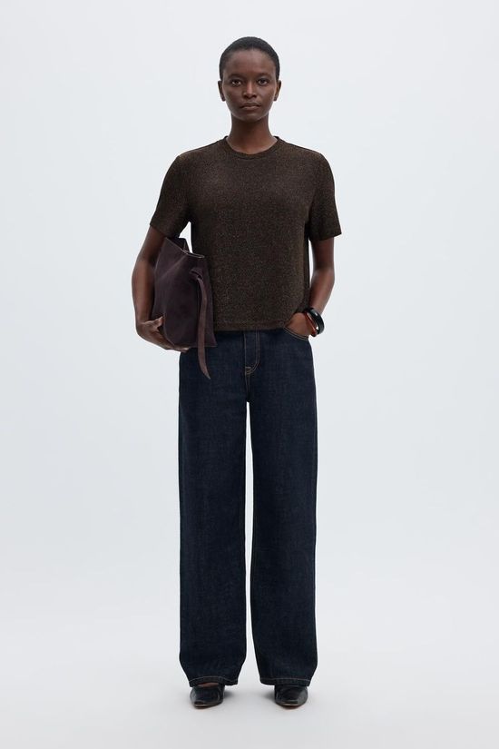 Selected T-Shirt Slwnori Ss Boxy Tee Delicioso