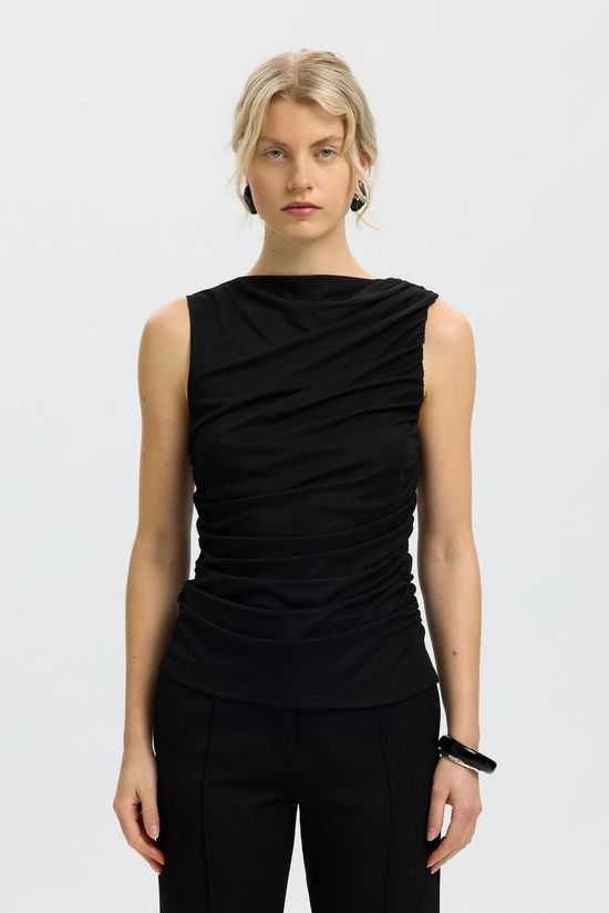Selected Top Slwmira Fitted Sl Black
