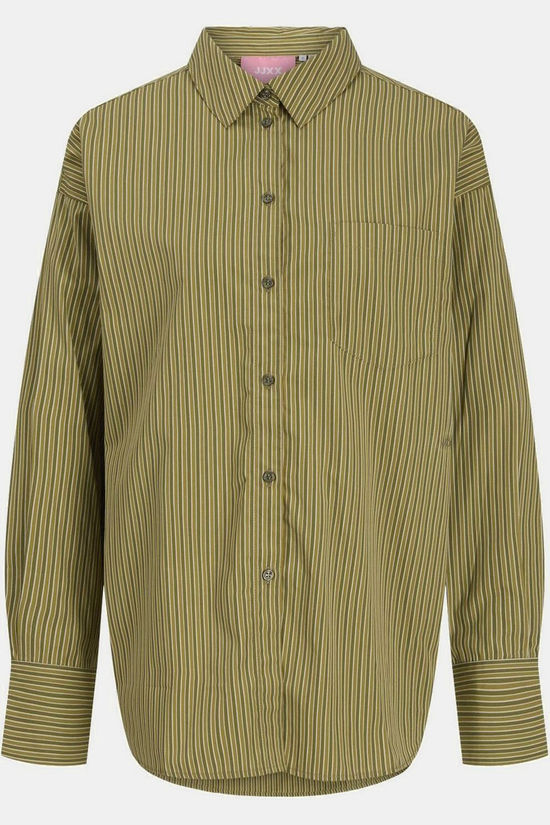 JJXX Chemise Jamie Relaxed Poplin Green Moss