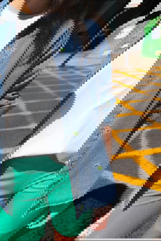 Laure+Max Hemd Vlodia Denim Broderie Rio