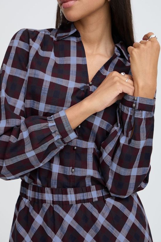 B.Young Hemd Flanny Fig Check