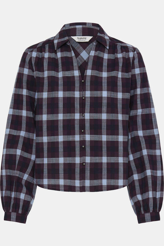 B.Young Hemd Flanny Fig Check