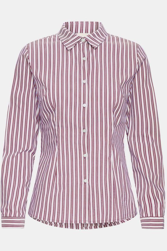 Ichi Hemd Dima Stripe Rhododendron Striped