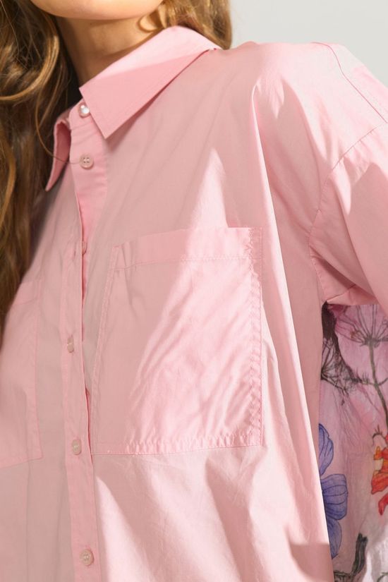 Numph Hemd Forest Pink Lady