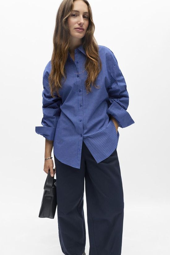 Object JUTTU x OBJECT Hemd Jessi Surf The Web W Checks Checks White