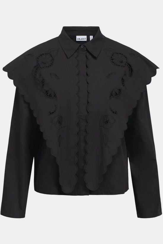 Object Hemd Esta Oz Scarf Shirt E Black